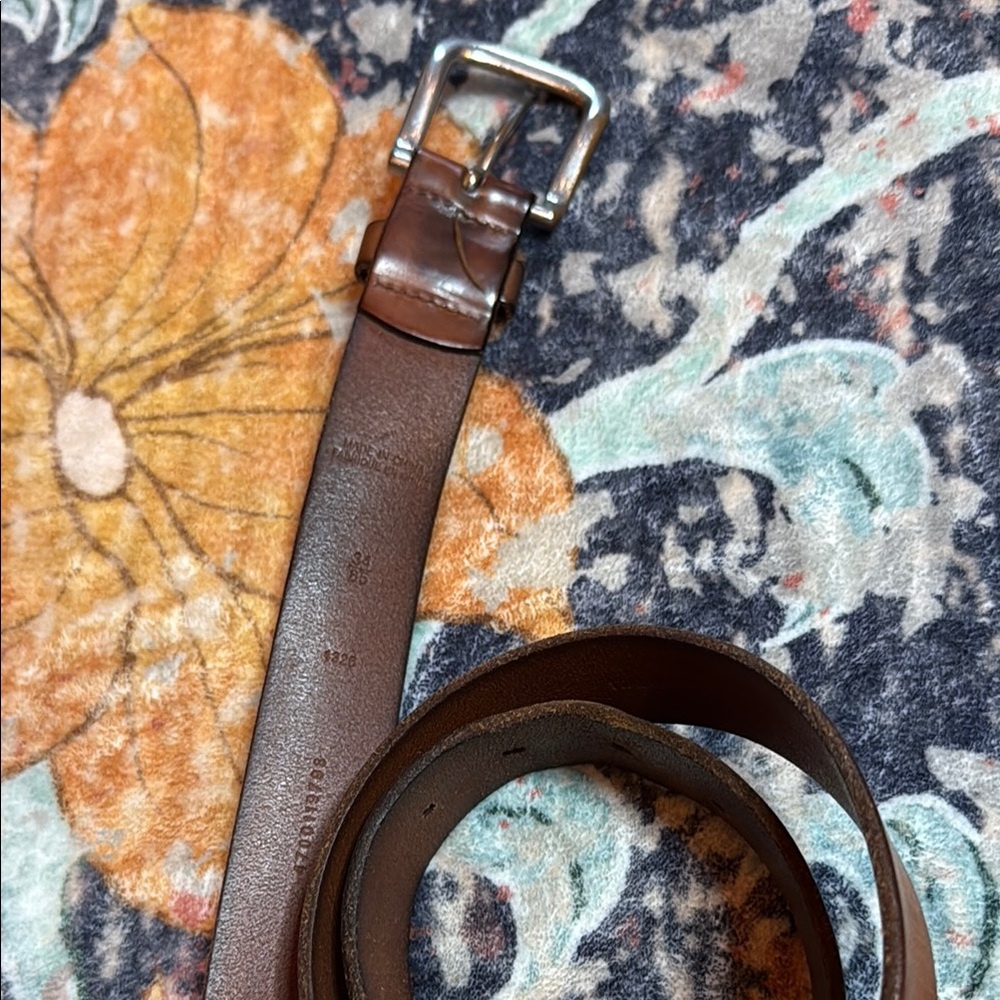 Polo by Ralph Lauren Brown Belt Bag Leather Classic
